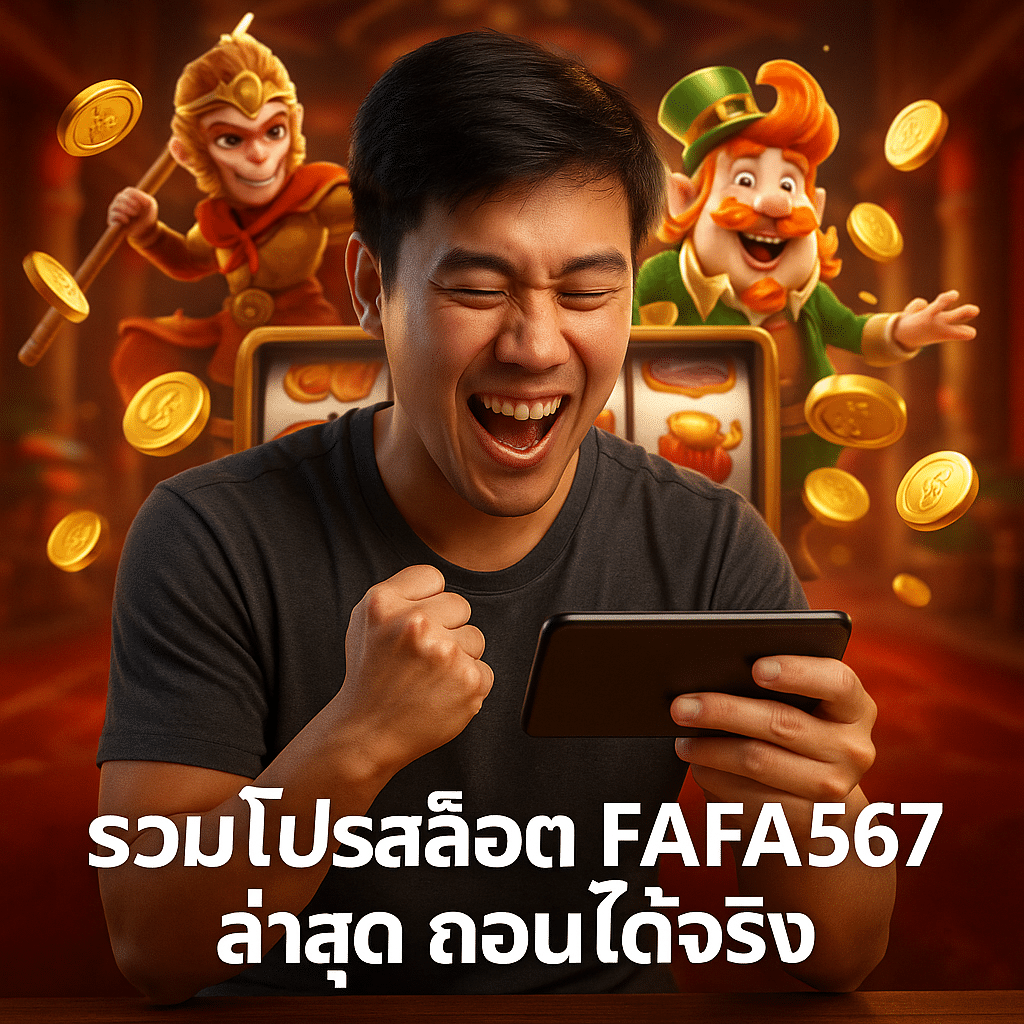 รวมโปรสล็อต FAFA567 ล่าสุด ถอนได้จริง