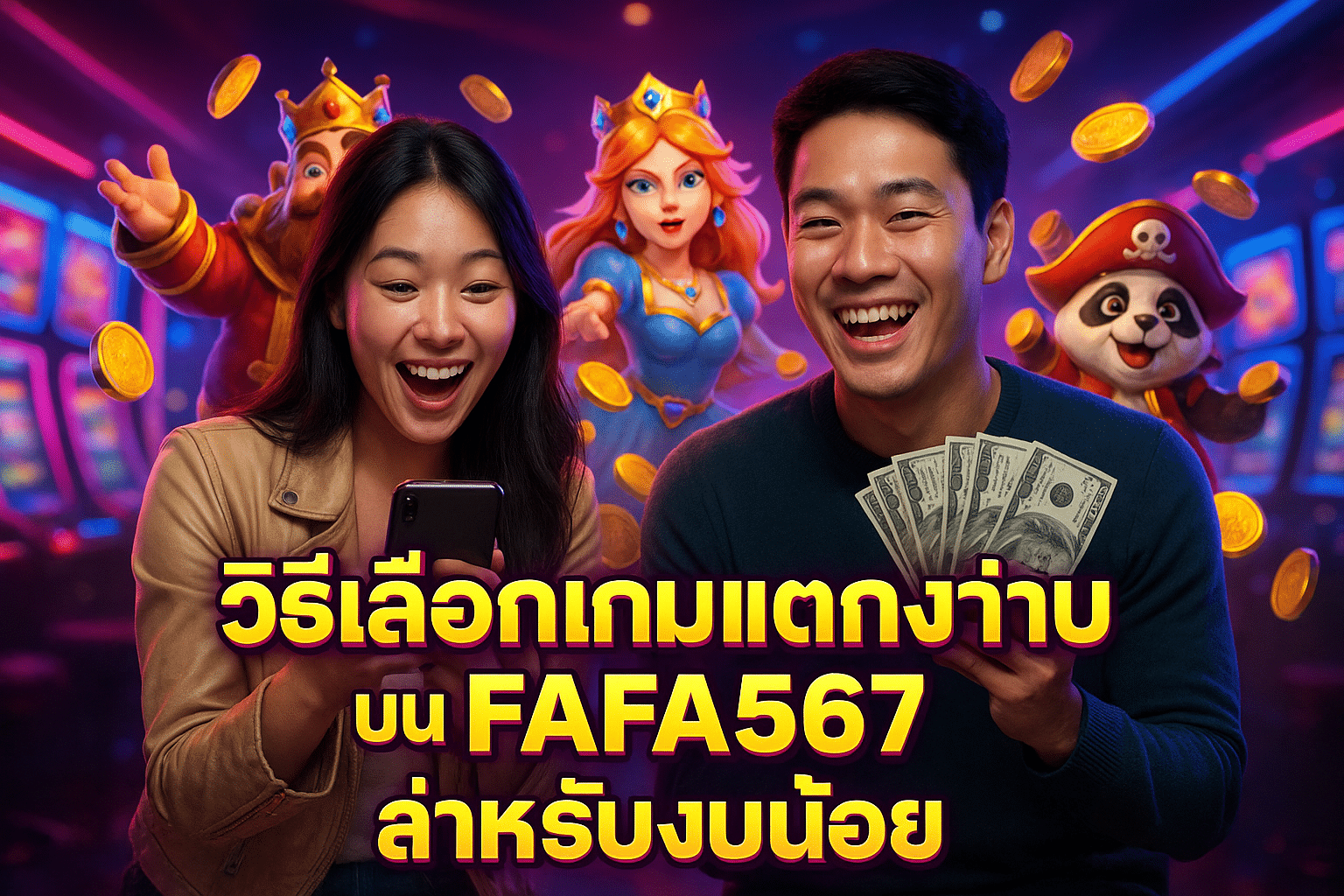 วิธีเลือกเกมแตกง่ายบน FAFA567 สำหรับงบน้อย