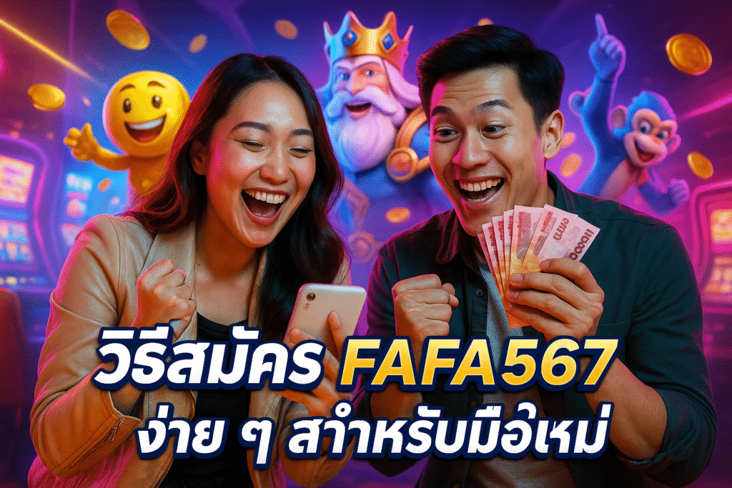 วิธีสมัคร FAFA567 ง่าย ๆ สำหรับมือใหม่